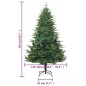 vidaXL Künstlicher Weihnachtsbaum Grün 210 cm PVC PE vidaXL Künstlicher Weihnachtsbaum Grün 210 cm PVC PE
