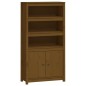 vidaXL Highboard Honigbraun 80x35x154 cm Massivholz Kiefer vidaXL Highboard Honigbraun 80x35x154 cm Massivholz Kiefer