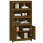vidaXL Highboard Honigbraun 80x35x154 cm Massivholz Kiefer vidaXL Highboard Honigbraun 80x35x154 cm Massivholz Kiefer