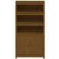 vidaXL Highboard Honigbraun 80x35x154 cm Massivholz Kiefer vidaXL Highboard Honigbraun 80x35x154 cm Massivholz Kiefer