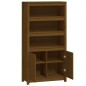 vidaXL Highboard Honigbraun 80x35x154 cm Massivholz Kiefer vidaXL Highboard Honigbraun 80x35x154 cm Massivholz Kiefer