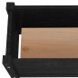 vidaXL Pflanzkübel 2 Stk. Schwarz 60x31x31 cm Massivholz Kiefer vidaXL Pflanzkübel 2 Stk. Schwarz 60x31x31 cm Massivholz Kiefer