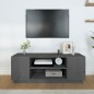 vidaXL TV-Schrank Grau 110x35x40,5 cm Massivholz Kiefer vidaXL TV-Schrank Grau 110x35x40,5 cm Massivholz Kiefer