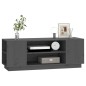 vidaXL TV-Schrank Grau 110x35x40,5 cm Massivholz Kiefer vidaXL TV-Schrank Grau 110x35x40,5 cm Massivholz Kiefer