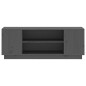 vidaXL TV-Schrank Grau 110x35x40,5 cm Massivholz Kiefer vidaXL TV-Schrank Grau 110x35x40,5 cm Massivholz Kiefer