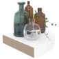 vidaXL Eck-Schweberegale 4 Stk. Hochglanz-Weiß 25x25x3,8 cm MDF vidaXL Eck-Schweberegale 4 Stk. Hochglanz-Weiß 25x25x3,8 cm MDF