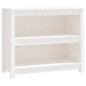 vidaXL Bücherregal Weiß 80x35x68 cm Massivholz Kiefer vidaXL Bücherregal Weiß 80x35x68 cm Massivholz Kiefer