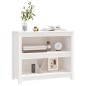 vidaXL Bücherregal Weiß 80x35x68 cm Massivholz Kiefer vidaXL Bücherregal Weiß 80x35x68 cm Massivholz Kiefer