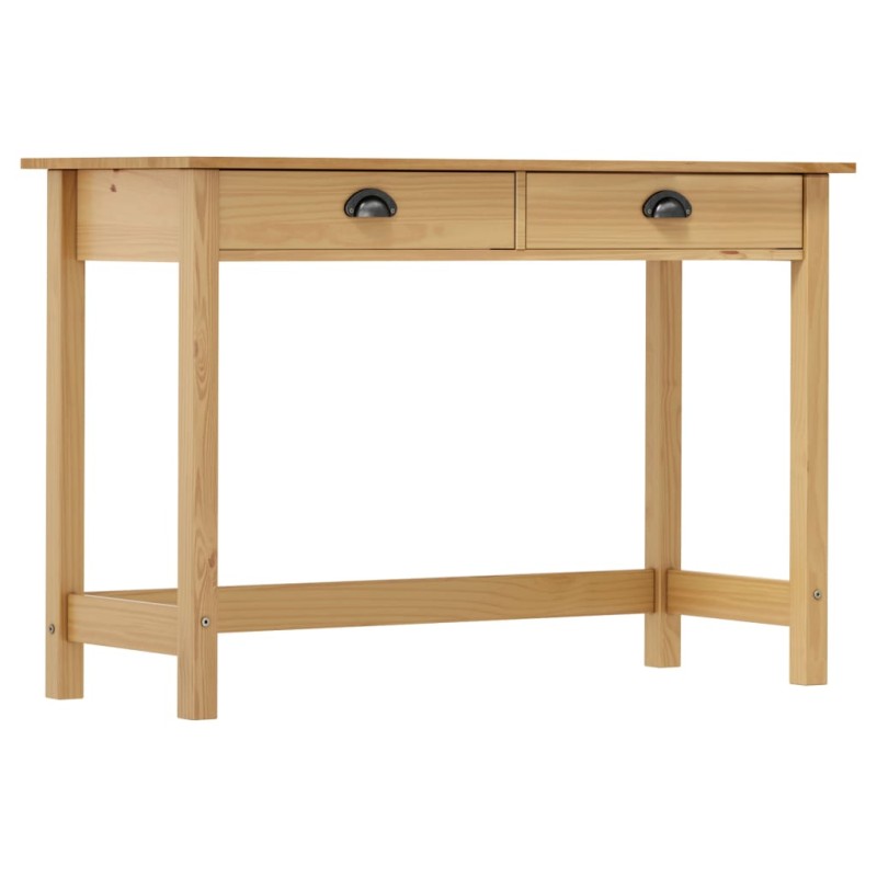 vidaXL Konsolentisch Hill mit 2 Schubladen 110×45×74 cm Kiefernholz vidaXL Konsolentisch Hill mit 2 Schubladen 110×45×74 cm Kiefernholz