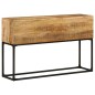 vidaXL Konsolentisch 120x30x75 cm Raues Mangoholz vidaXL Konsolentisch 120x30x75 cm Raues Mangoholz
