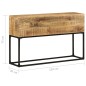 vidaXL Konsolentisch 120x30x75 cm Raues Mangoholz vidaXL Konsolentisch 120x30x75 cm Raues Mangoholz