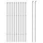 vidaXL Maschendrahtzaun Silbern 1,6x25 m vidaXL Maschendrahtzaun Silbern 1,6x25 m