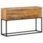 vidaXL Konsolentisch 120x30x75 cm Raues Mangoholz vidaXL Konsolentisch 120x30x75 cm Raues Mangoholz