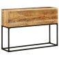 vidaXL Konsolentisch 120x30x75 cm Raues Mangoholz vidaXL Konsolentisch 120x30x75 cm Raues Mangoholz