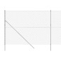 vidaXL Maschendrahtzaun Silbern 1,6x25 m vidaXL Maschendrahtzaun Silbern 1,6x25 m