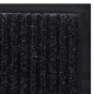 Schwarze PVC Türmatte 90 x 60 cm Schwarze PVC Türmatte 90 x 60 cm