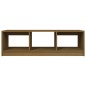 vidaXL Couchtisch Honigbraun 110x50x34 cm Massivholz Kiefer vidaXL Couchtisch Honigbraun 110x50x34 cm Massivholz Kiefer