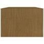 vidaXL Couchtisch Honigbraun 110x50x34 cm Massivholz Kiefer vidaXL Couchtisch Honigbraun 110x50x34 cm Massivholz Kiefer