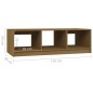 vidaXL Couchtisch Honigbraun 110x50x34 cm Massivholz Kiefer vidaXL Couchtisch Honigbraun 110x50x34 cm Massivholz Kiefer