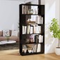 vidaXL Bücherregal/Raumteiler Schwarz 80x25x163,5 cm Massivholz Kiefer vidaXL Bücherregal/Raumteiler Schwarz 80x25x163,5 cm Massivholz Kiefer