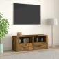 vidaXL TV-Schrank Räuchereiche 100x35x40 cm Holzwerkstoff vidaXL TV-Schrank Räuchereiche 100x35x40 cm Holzwerkstoff