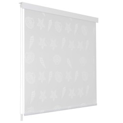 vidaXL Duschrollo 80x240 cm Seesternmuster