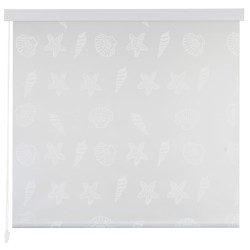 vidaXL Duschrollo 80x240 cm Seesternmuster