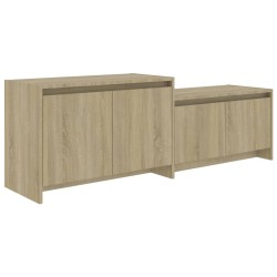 vidaXL TV-Schrank Sonoma-Eiche 146,5x35x50 cm Holzwerkstoff
