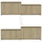 vidaXL TV-Schrank Sonoma-Eiche 146,5x35x50 cm Holzwerkstoff vidaXL TV-Schrank Sonoma-Eiche 146,5x35x50 cm Holzwerkstoff
