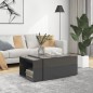 vidaXL 3-tlg. Satztisch-Set Hochglanz-Grau 60x60x38 cm vidaXL 3-tlg. Satztisch-Set Hochglanz-Grau 60x60x38 cm