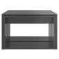 vidaXL 3-tlg. Satztisch-Set Hochglanz-Grau 60x60x38 cm vidaXL 3-tlg. Satztisch-Set Hochglanz-Grau 60x60x38 cm