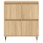 Sideboards 3 Stk. Sonoma-Eiche Holzwerkstoff Sideboards 3 Stk. Sonoma-Eiche Holzwerkstoff