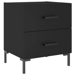 vidaXL Nachttisch Schwarz 40x35x47,5 cm Holzwerkstoff
