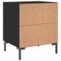 vidaXL Nachttisch Schwarz 40x35x47,5 cm Holzwerkstoff vidaXL Nachttisch Schwarz 40x35x47,5 cm Holzwerkstoff