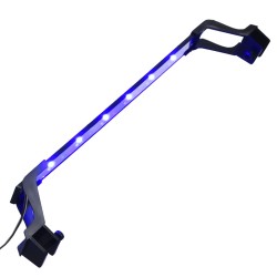 vidaXL LED-Aquariumleuchte mit Klemmen 55-70 cm Blau und Weiß 