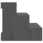 vidaXL Haustiertreppe Grau 40x37,5x35 cm Massivholz Kiefer vidaXL Haustiertreppe Grau 40x37,5x35 cm Massivholz Kiefer