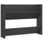 vidaXL Wand-Schuhschrank Grau 80x18x60 cm Holzwerkstoff vidaXL Wand-Schuhschrank Grau 80x18x60 cm Holzwerkstoff