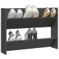 vidaXL Wand-Schuhschrank Grau 80x18x60 cm Holzwerkstoff vidaXL Wand-Schuhschrank Grau 80x18x60 cm Holzwerkstoff