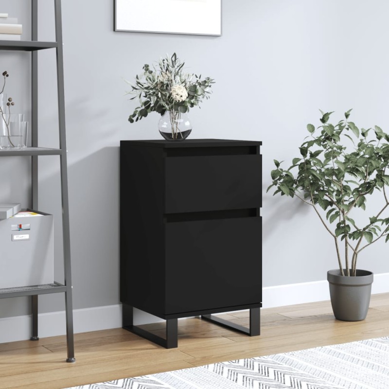 vidaXL Sideboard Schwarz 40x35x70 cm Holzwerkstoff vidaXL Sideboard Schwarz 40x35x70 cm Holzwerkstoff