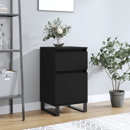 vidaXL Sideboard Schwarz 40x35x70 cm Holzwerkstoff