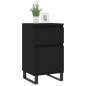 vidaXL Sideboard Schwarz 40x35x70 cm Holzwerkstoff vidaXL Sideboard Schwarz 40x35x70 cm Holzwerkstoff