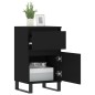 vidaXL Sideboard Schwarz 40x35x70 cm Holzwerkstoff vidaXL Sideboard Schwarz 40x35x70 cm Holzwerkstoff