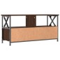 vidaXL TV-Schrank Braun Eichen-Optik 90x33x45 cm Holzwerkstoff & Eisen vidaXL TV-Schrank Braun Eichen-Optik 90x33x45 cm Holzwerkstoff & Eisen