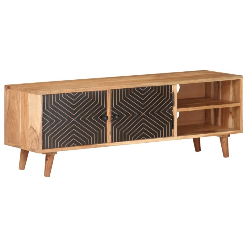 vidaXL TV-Schrank 115x30x39 cm Massivholz Akazie vidaXL TV-Schrank 115x30x39 cm Massivholz Akazie