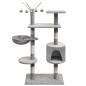 vidaXL Katzen-Kratzbaum 125 cm Grau vidaXL Katzen-Kratzbaum 125 cm Grau