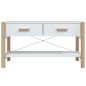 vidaXL TV-Schrank Weiß 82x38x45 cm Holzwerkstoff vidaXL TV-Schrank Weiß 82x38x45 cm Holzwerkstoff
