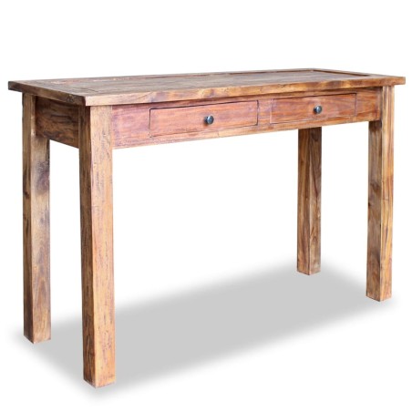 vidaXL Konsolentisch Altholz Massiv 123 x 42 x 75 cm