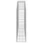 vidaXL Gabione mit Hochbogen 200x30x100/120 cm Verzinktes Eisen vidaXL Gabione mit Hochbogen 200x30x100/120 cm Verzinktes Eisen
