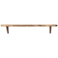 vidaXL Wandregal 2 Stk. 110x20x18 cm Massivholz Akazie vidaXL Wandregal 2 Stk. 110x20x18 cm Massivholz Akazie