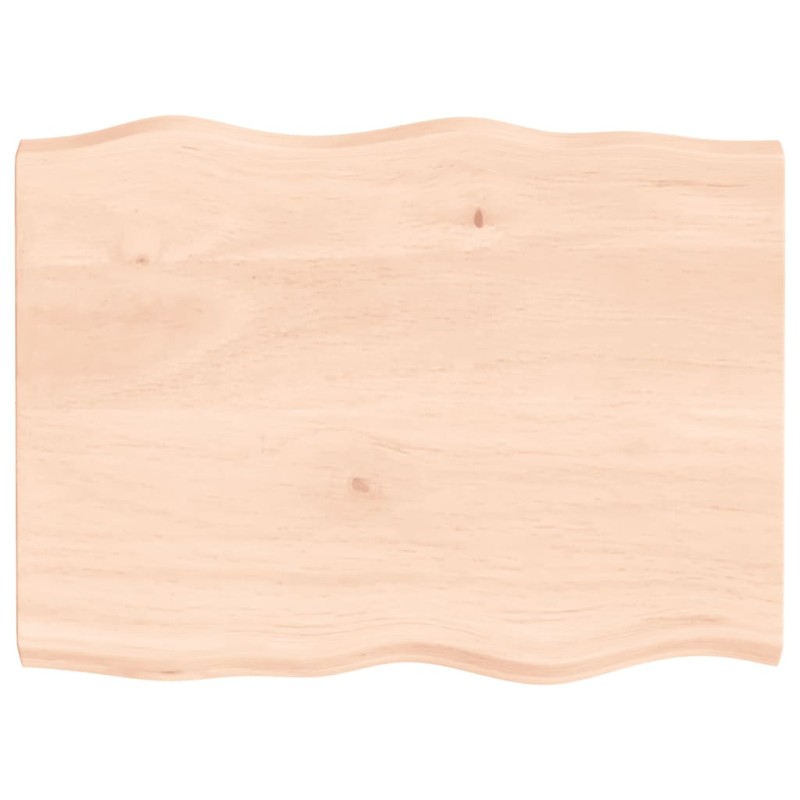 vidaXL Tischplatte 80x60x(2-4) cm Massivholz Unbehandelt Baumkante vidaXL Tischplatte 80x60x(2-4) cm Massivholz Unbehandelt Baumkante